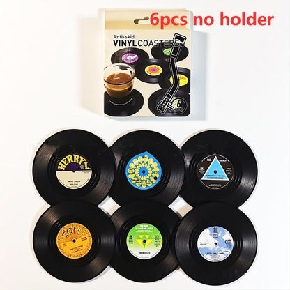 Vinyl Record Player Coasters